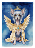 Chinese Crested My Angel Garden Flag Mailbox Decorative Yard Banner Outside Patio Artwork for Flower Beds, Garden Size, Multicolor