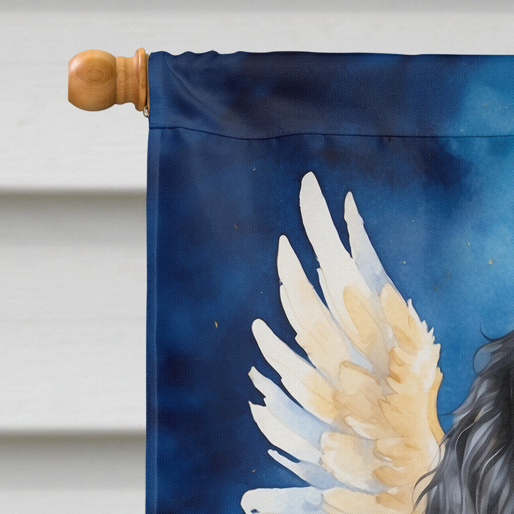 Cocker Spaniel My Angel House Flag 28x40 Porch Sleeve Pole Decorative Outside Yard Banner Artwork Wall Hanging, Polyester