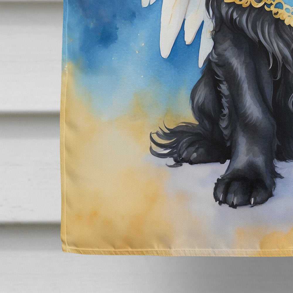 Cocker Spaniel My Angel House Flag 28x40 Porch Sleeve Pole Decorative Outside Yard Banner Artwork Wall Hanging, Polyester