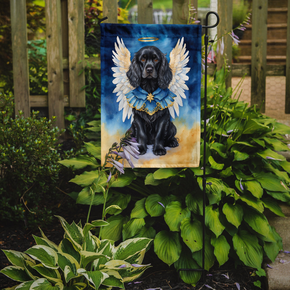 Cocker Spaniel My Angel Garden Flag Mailbox Decorative Yard Banner Outside Patio Artwork for Flower Beds, Garden Size, Multicolor