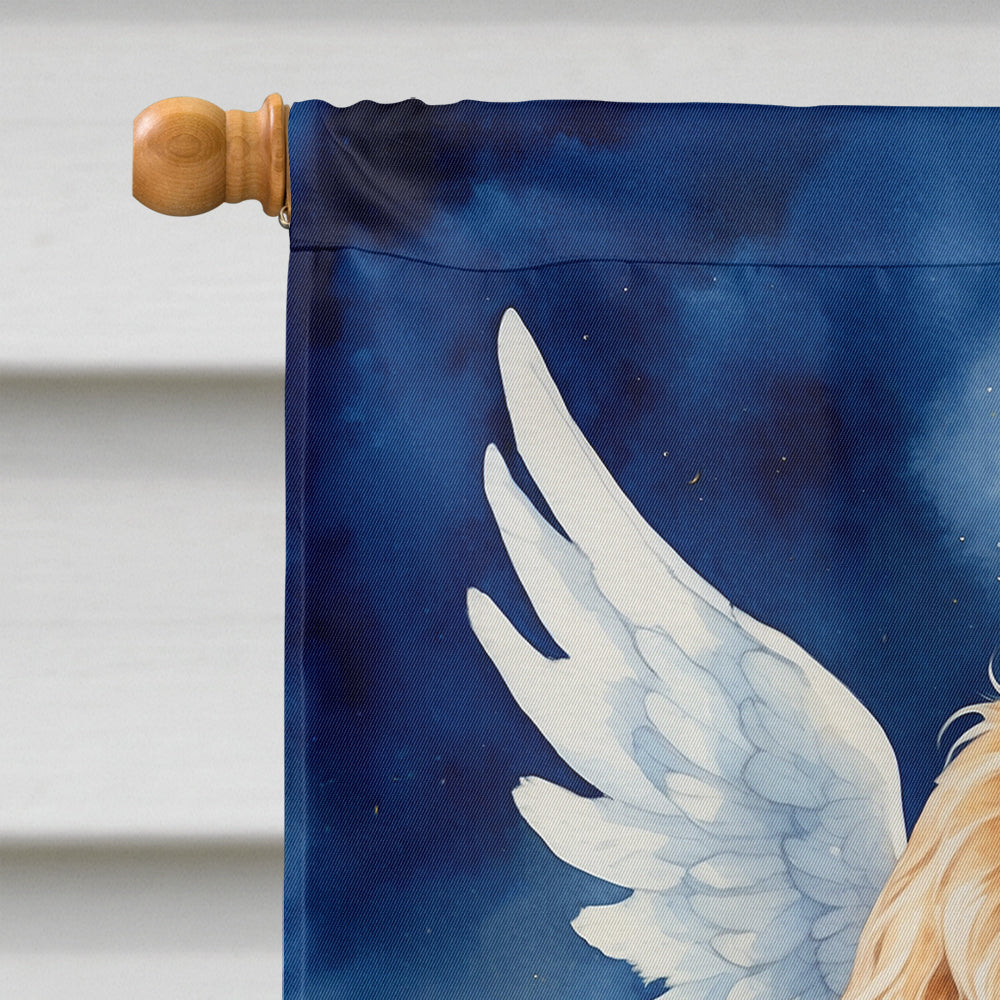 Cocker Spaniel My Angel House Flag 28x40 Porch Sleeve Pole Decorative Outside Yard Banner Artwork Wall Hanging, Polyester