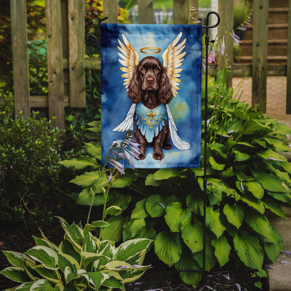 Cocker Spaniel My Angel Garden Flag Mailbox Decorative Yard Banner Outside Patio Artwork for Flower Beds, Garden Size, Multicolor
