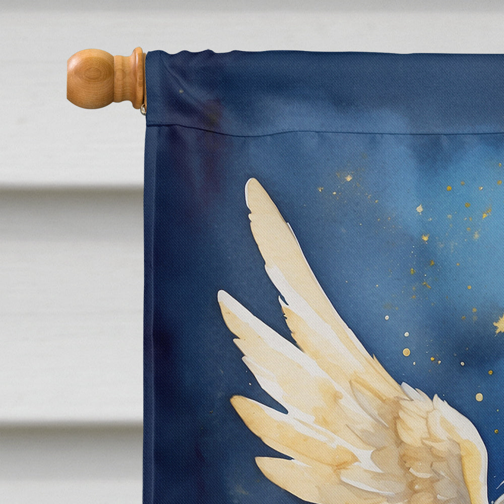 Coton de Tulear My Angel House Flag 28x40 Porch Sleeve Pole Decorative Outside Yard Banner Artwork Wall Hanging, Polyester