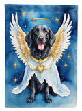 Curly-Coated Retriever My Angel House Flag 28x40 Porch Sleeve Pole Decorative Outside Yard Banner Artwork Wall Hanging, Polyester