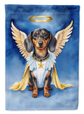 Dachshund My Angel Garden Flag Mailbox Decorative Yard Banner Outside Patio Artwork for Flower Beds, Garden Size, Multicolor