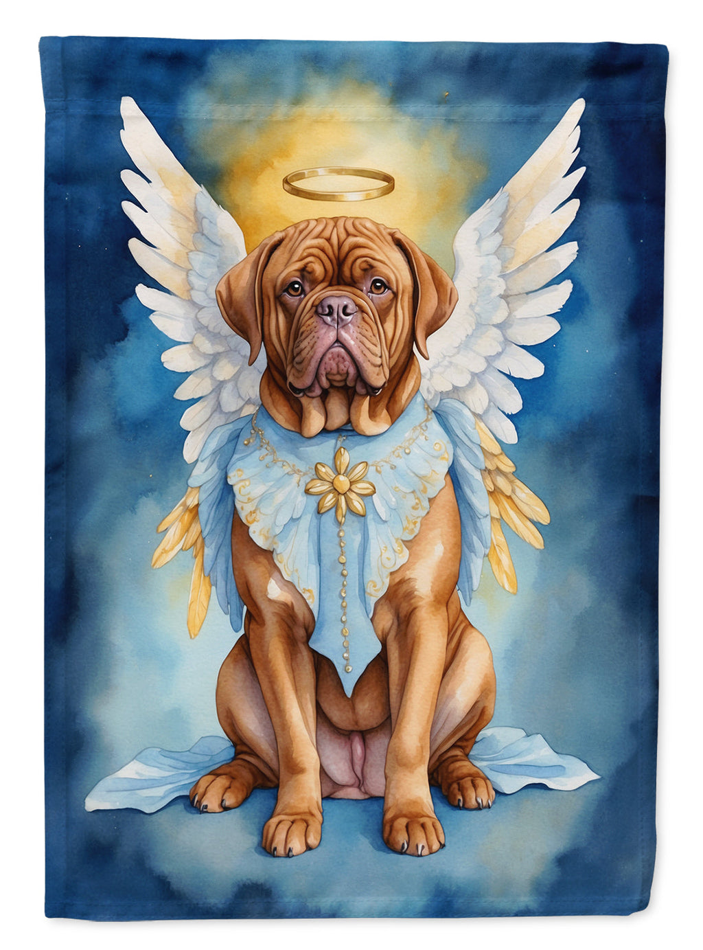Dogue de Bordeaux My Angel Garden Flag Mailbox Decorative Yard Banner Outside Patio Artwork for Flower Beds, Garden Size, Multicolor