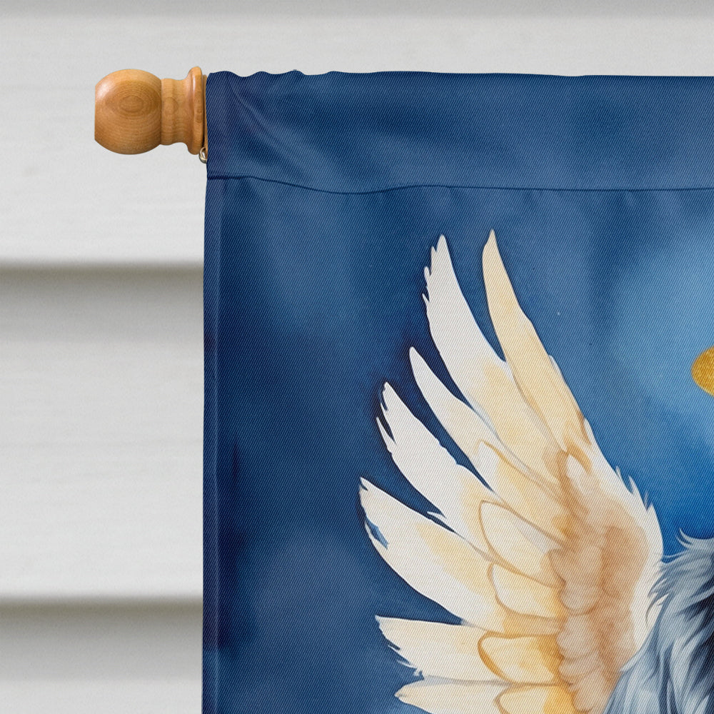 English Setter My Angel House Flag 28x40 Porch Sleeve Pole Decorative Outside Yard Banner Artwork Wall Hanging, Polyester