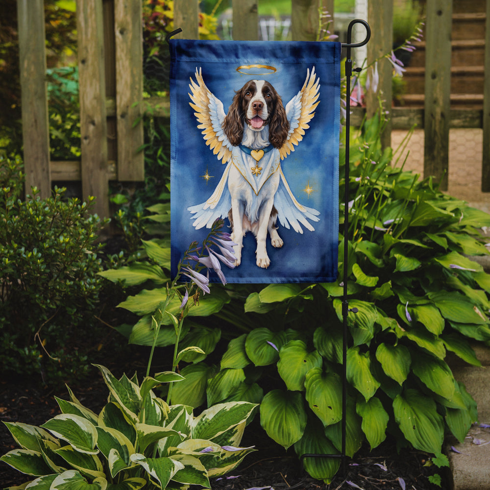 English Springer Spaniel My Angel Garden Flag Mailbox Decorative Yard Banner Outside Patio Artwork for Flower Beds, Garden Size, Multicolor