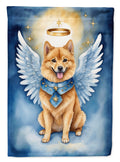 Finnish Spitz My Angel Garden Flag Mailbox Decorative Yard Banner Outside Patio Artwork for Flower Beds, Garden Size, Multicolor