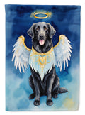 Flat-Coated Retriever My Angel House Flag 28x40 Porch Sleeve Pole Decorative Outside Yard Banner Artwork Wall Hanging, Polyester
