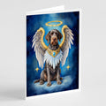 German Wirehaired Pointer My Angel Greeting Cards Pack of 8 Blank Cards with Envelopes Whimsical A7 Size 5x7