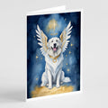 Great Pyrenees My Angel Greeting Cards Pack of 8 Blank Cards with Envelopes Whimsical A7 Size 5x7