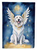 Great Pyrenees My Angel Garden Flag Mailbox Decorative Yard Banner Outside Patio Artwork for Flower Beds, Garden Size, Multicolor