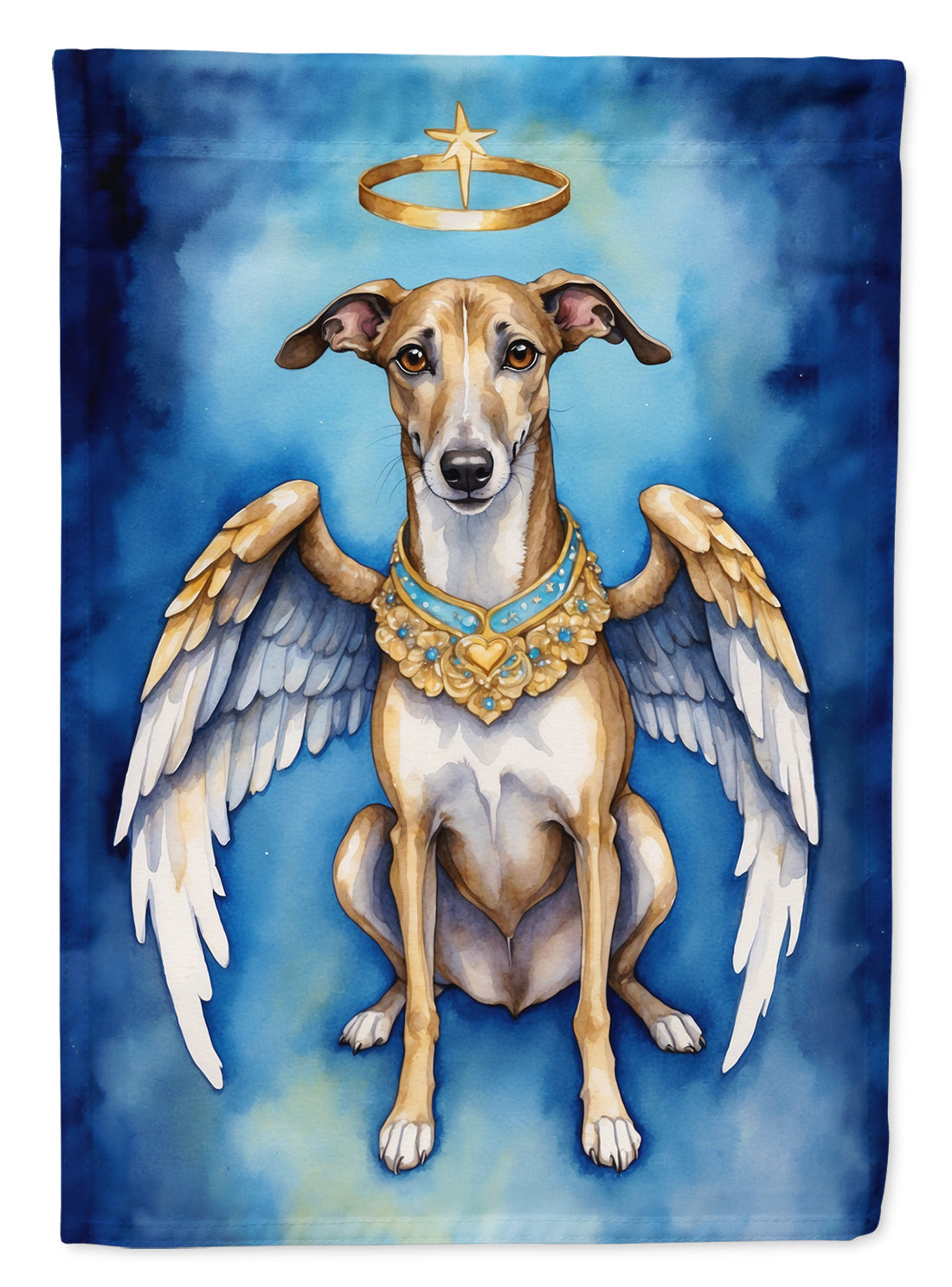 Greyhound My Angel Garden Flag Mailbox Decorative Yard Banner Outside Patio Artwork for Flower Beds, Garden Size, Multicolor