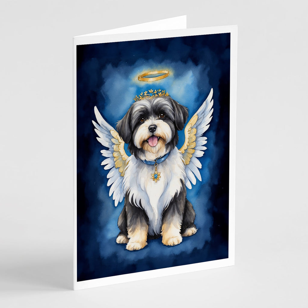 Havanese My Angel Greeting Cards Pack of 8 Blank Cards with Envelopes Whimsical A7 Size 5x7