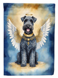 Kerry Blue Terrier My Angel House Flag 28x40 Porch Sleeve Pole Decorative Outside Yard Banner Artwork Wall Hanging, Polyester
