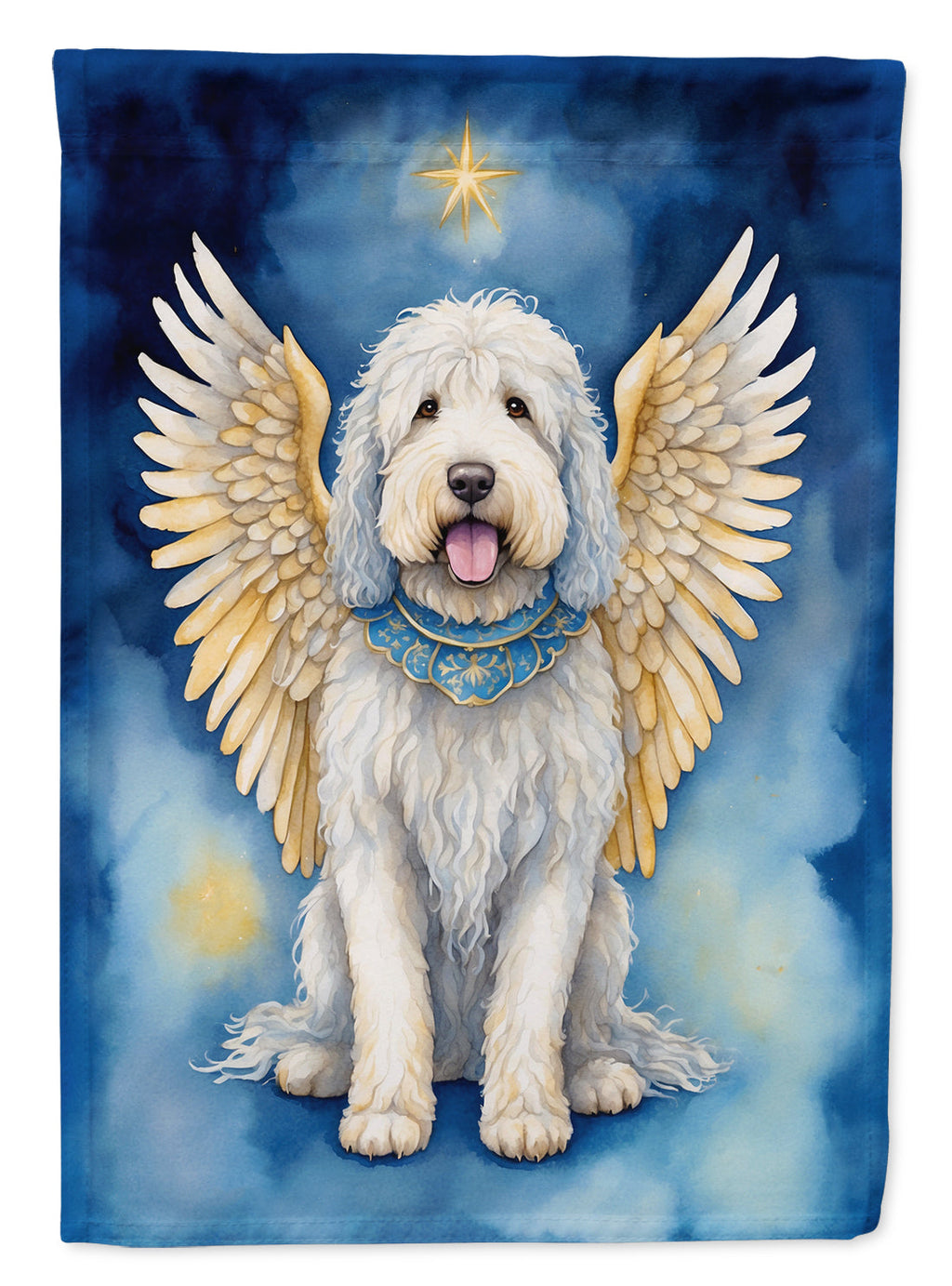 Komondor My Angel Garden Flag Mailbox Decorative Yard Banner Outside Patio Artwork for Flower Beds, Garden Size, Multicolor