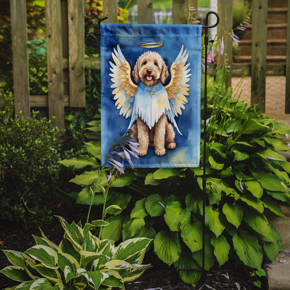 Labradoodle My Angel Garden Flag Mailbox Decorative Yard Banner Outside Patio Artwork for Flower Beds, Garden Size, Multicolor