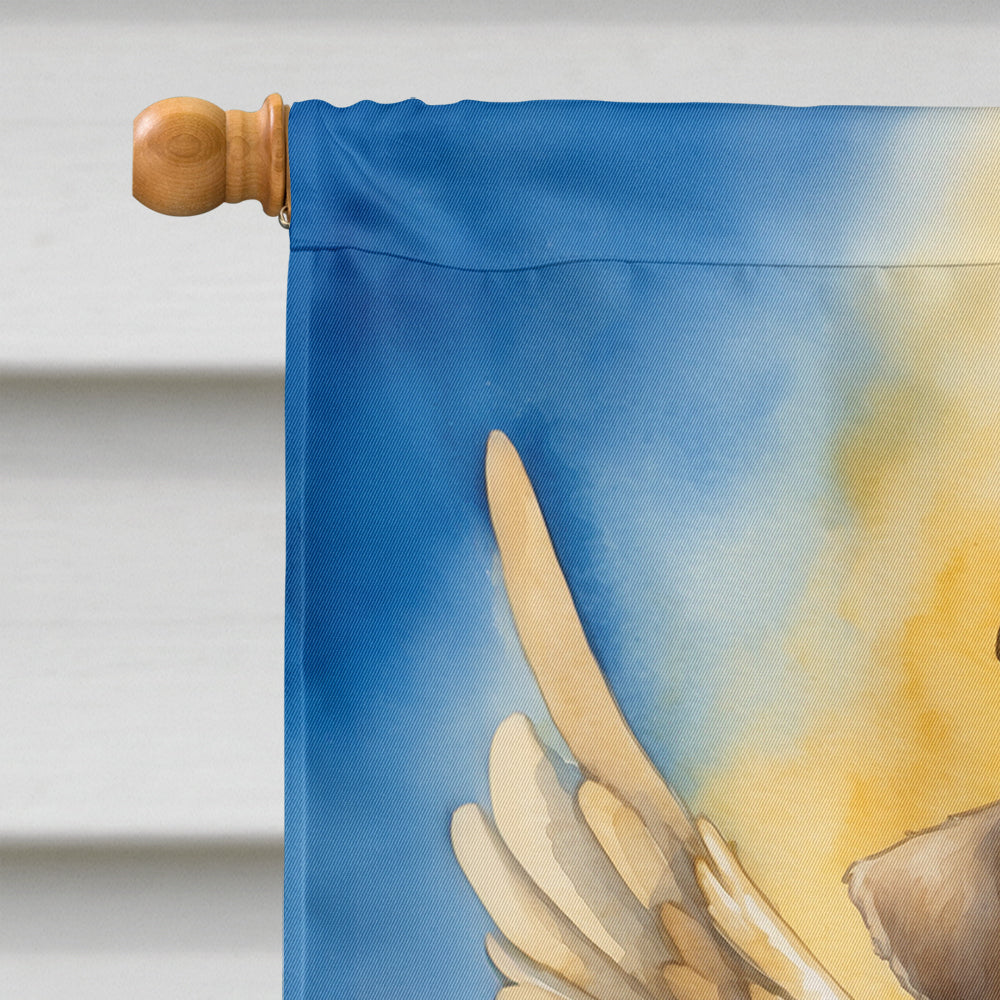 Lakeland Terrier My Angel House Flag 28x40 Porch Sleeve Pole Decorative Outside Yard Banner Artwork Wall Hanging, Polyester