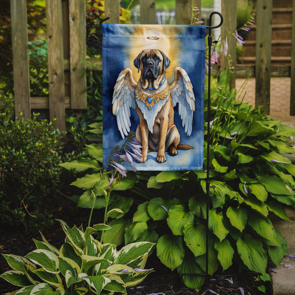 Mastiff My Angel Garden Flag Mailbox Decorative Yard Banner Outside Patio Artwork for Flower Beds, Garden Size, Multicolor