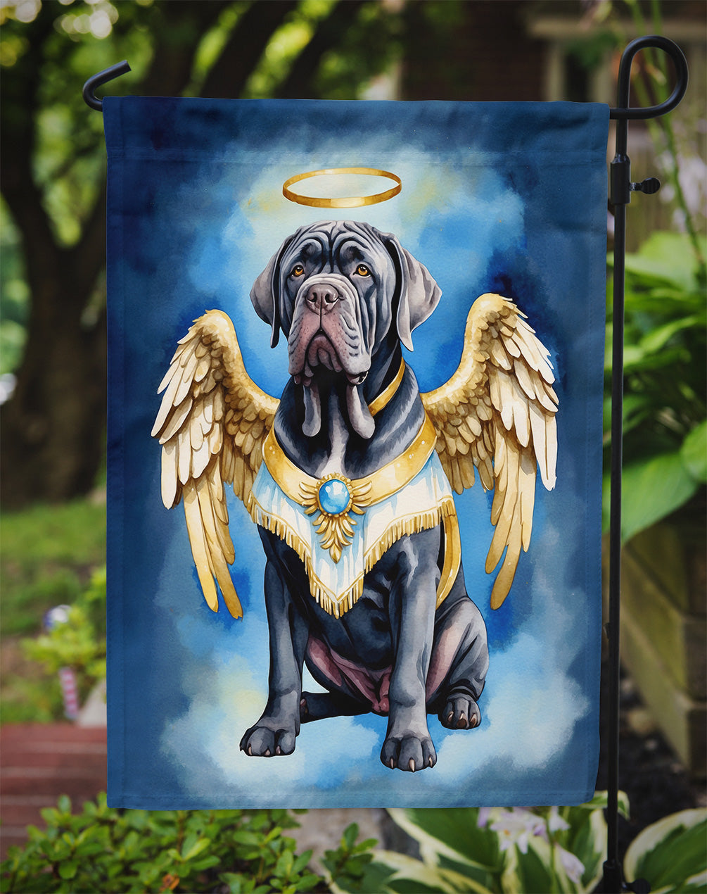 Neapolitan Mastiff My Angel Garden Flag Mailbox Decorative Yard Banner Outside Patio Artwork for Flower Beds, Garden Size, Multicolor