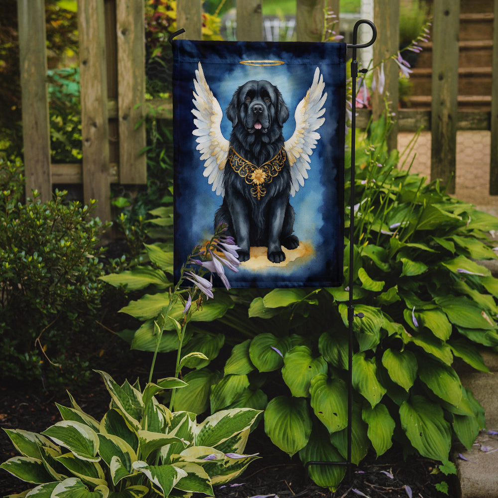 Newfoundland My Angel Garden Flag Mailbox Decorative Yard Banner Outside Patio Artwork for Flower Beds, Garden Size, Multicolor
