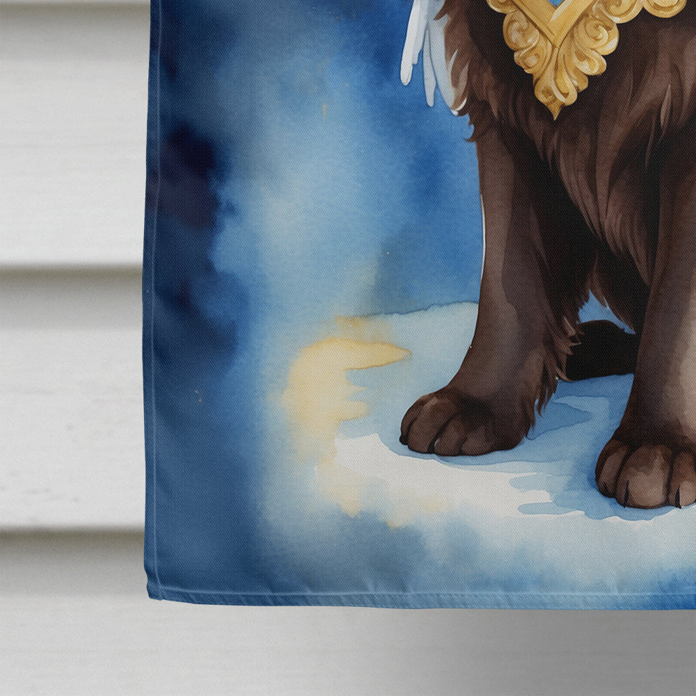 Newfoundland My Angel House Flag 28x40 Porch Sleeve Pole Decorative Outside Yard Banner Artwork Wall Hanging, Polyester