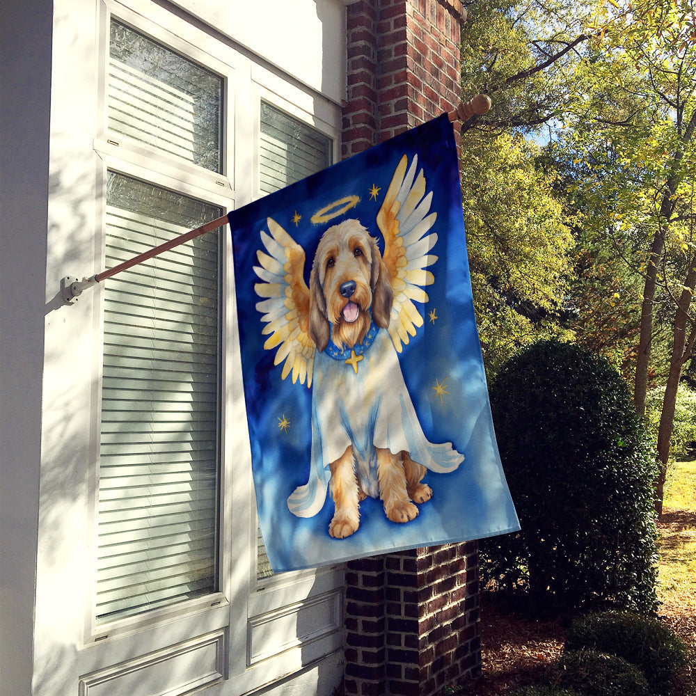 Otterhound My Angel House Flag 28x40 Porch Sleeve Pole Decorative Outside Yard Banner Artwork Wall Hanging, Polyester