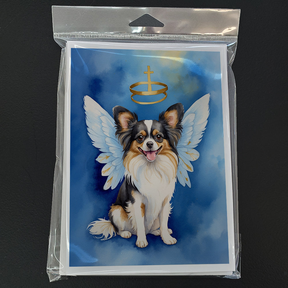 Papillon My Angel Greeting Cards Pack of 8 Blank Cards with Envelopes Whimsical A7 Size 5x7