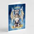 Pit Bull Terrier My Angel Greeting Cards Pack of 8 Blank Cards with Envelopes Whimsical A7 Size 5x7
