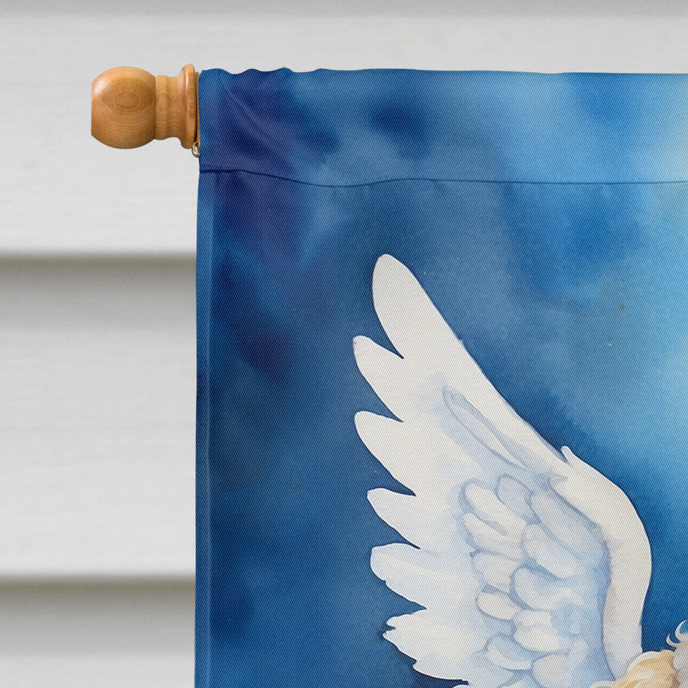 Poodle My Angel House Flag 28x40 Porch Sleeve Pole Decorative Outside Yard Banner Artwork Wall Hanging, Polyester
