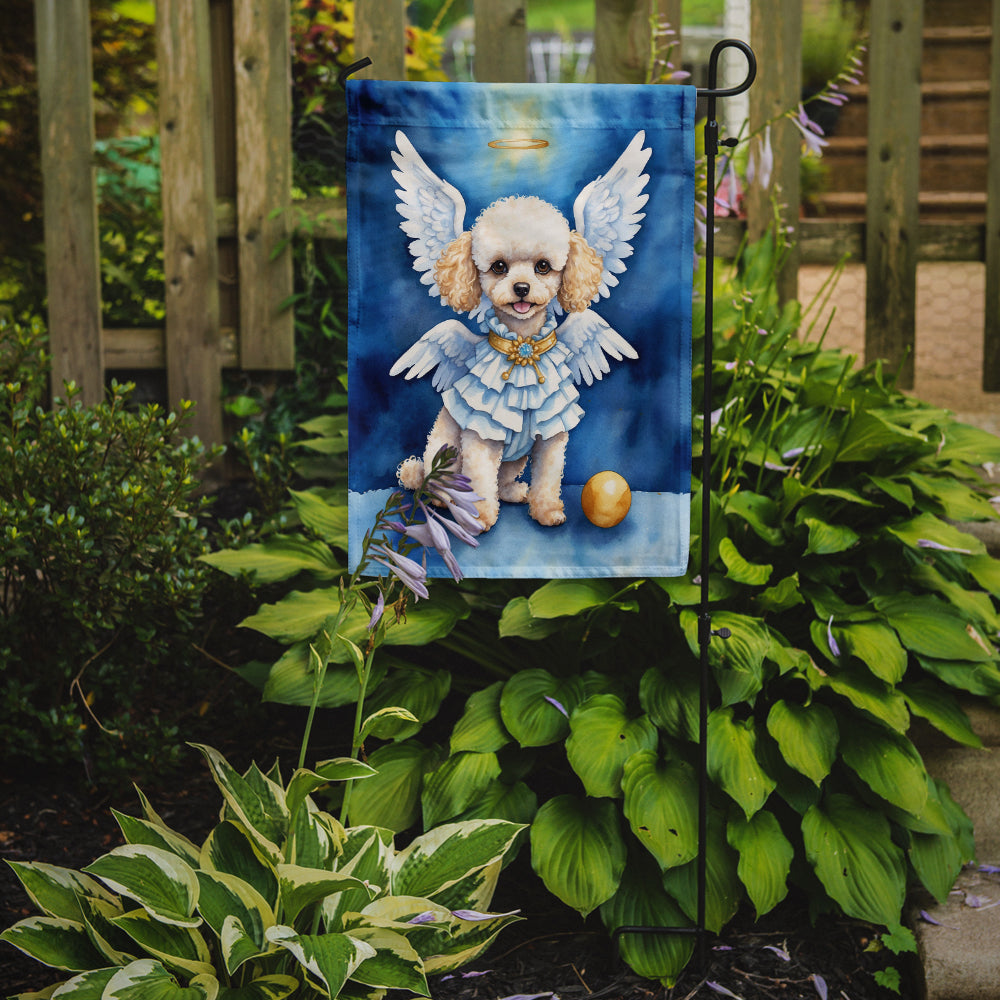 Poodle My Angel Garden Flag Mailbox Decorative Yard Banner Outside Patio Artwork for Flower Beds, Garden Size, Multicolor