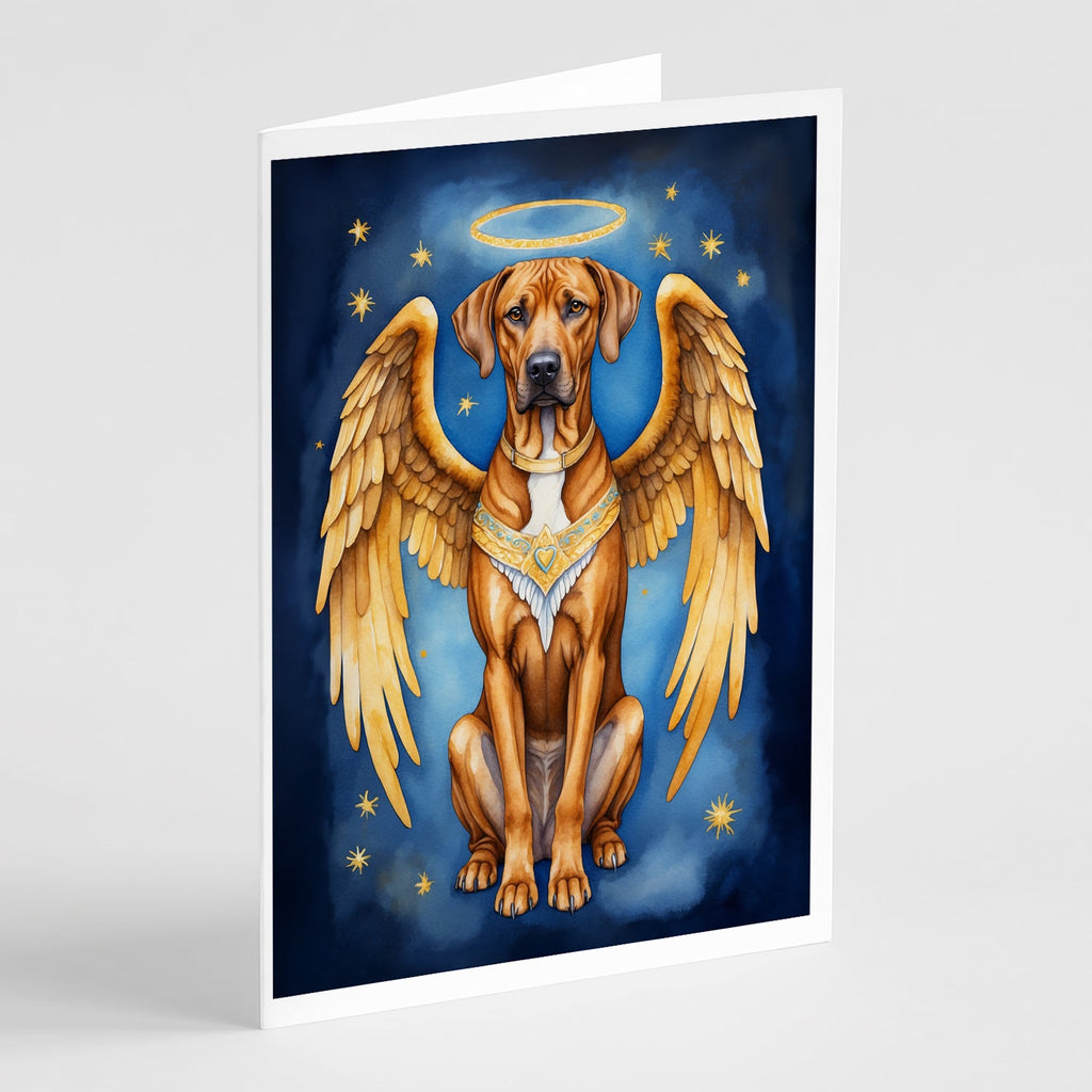 Rhodesian Ridgeback My Angel Greeting Cards Pack of 8 Blank Cards with Envelopes Whimsical A7 Size 5x7