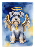 Schnauzer My Angel Garden Flag Mailbox Decorative Yard Banner Outside Patio Artwork for Flower Beds, Garden Size, Multicolor