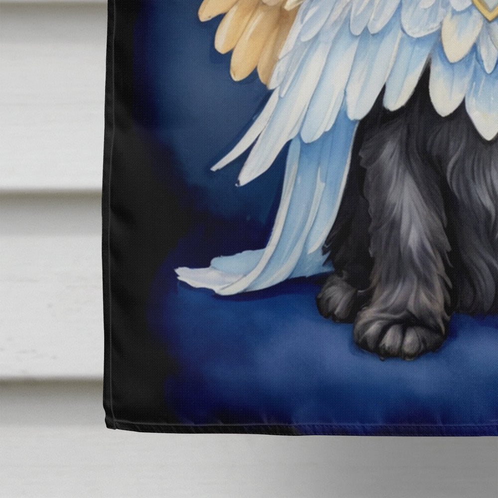 Scottish Terrier My Angel House Flag 28x40 Porch Sleeve Pole Decorative Outside Yard Banner Artwork Wall Hanging, Polyester