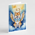 Shiba Inu My Angel Greeting Cards Pack of 8 Blank Cards with Envelopes Whimsical A7 Size 5x7