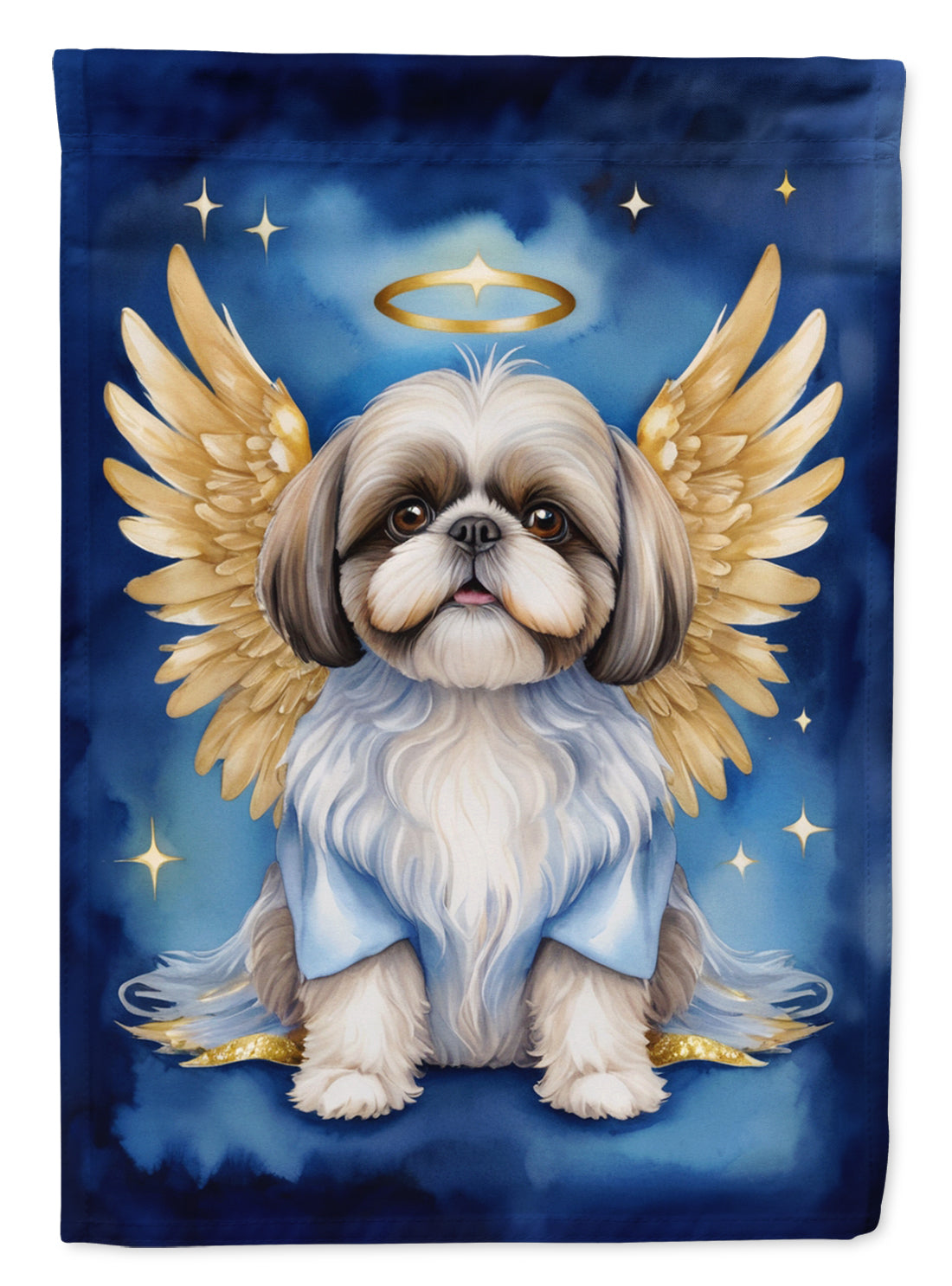 Shih Tzu My Angel Garden Flag Mailbox Decorative Yard Banner Outside Patio Artwork for Flower Beds, Garden Size, Multicolor