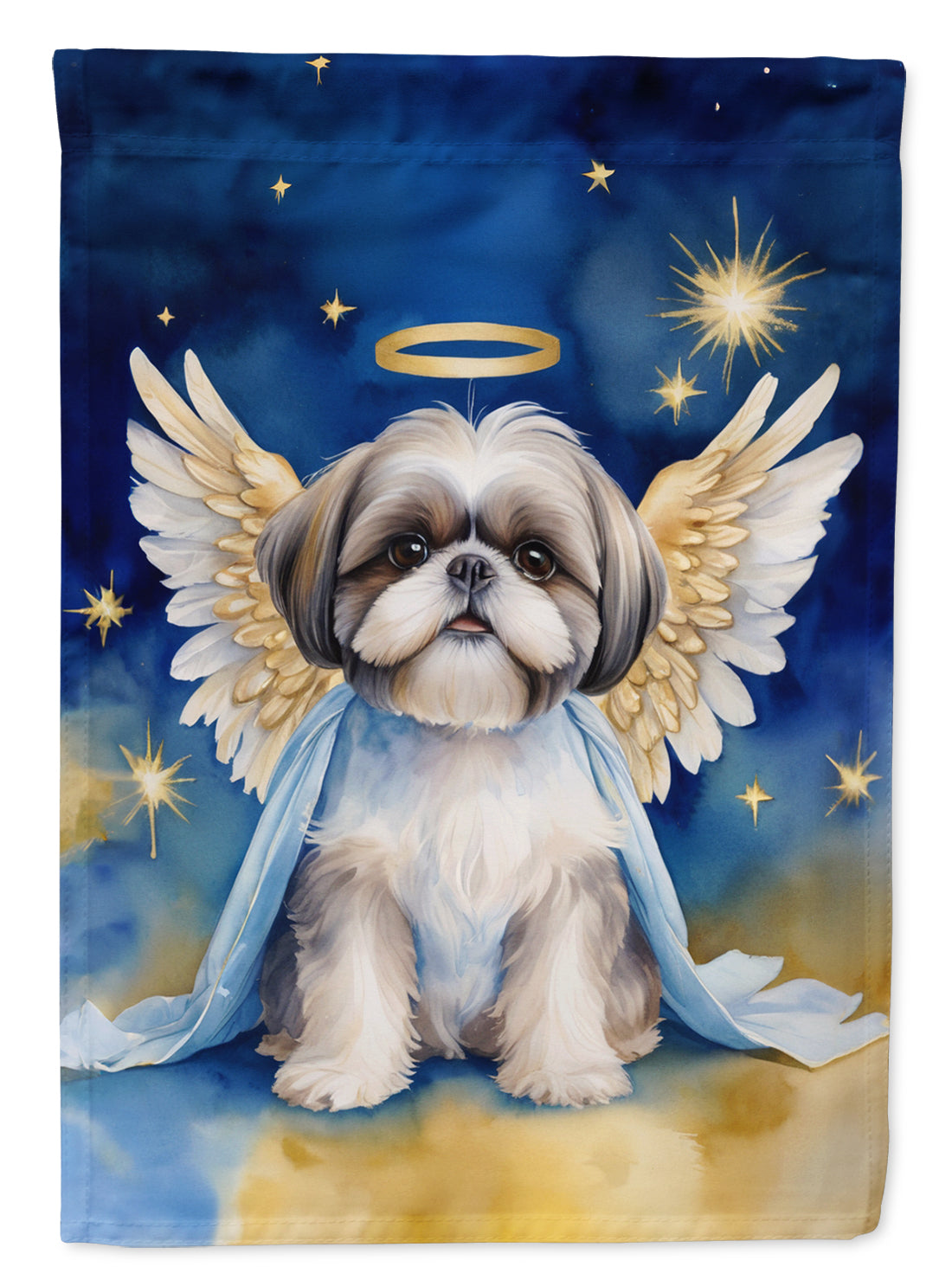 Shih Tzu My Angel Garden Flag Mailbox Decorative Yard Banner Outside Patio Artwork for Flower Beds, Garden Size, Multicolor