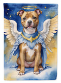Staffordshire Bull Terrier My Angel Garden Flag Mailbox Decorative Yard Banner Outside Patio Artwork for Flower Beds, Garden Size, Multicolor