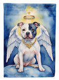 Staffordshire Bull Terrier My Angel Garden Flag Mailbox Decorative Yard Banner Outside Patio Artwork for Flower Beds, Garden Size, Multicolor