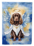 Sussex Spaniel My Angel Garden Flag Mailbox Decorative Yard Banner Outside Patio Artwork for Flower Beds, Garden Size, Multicolor