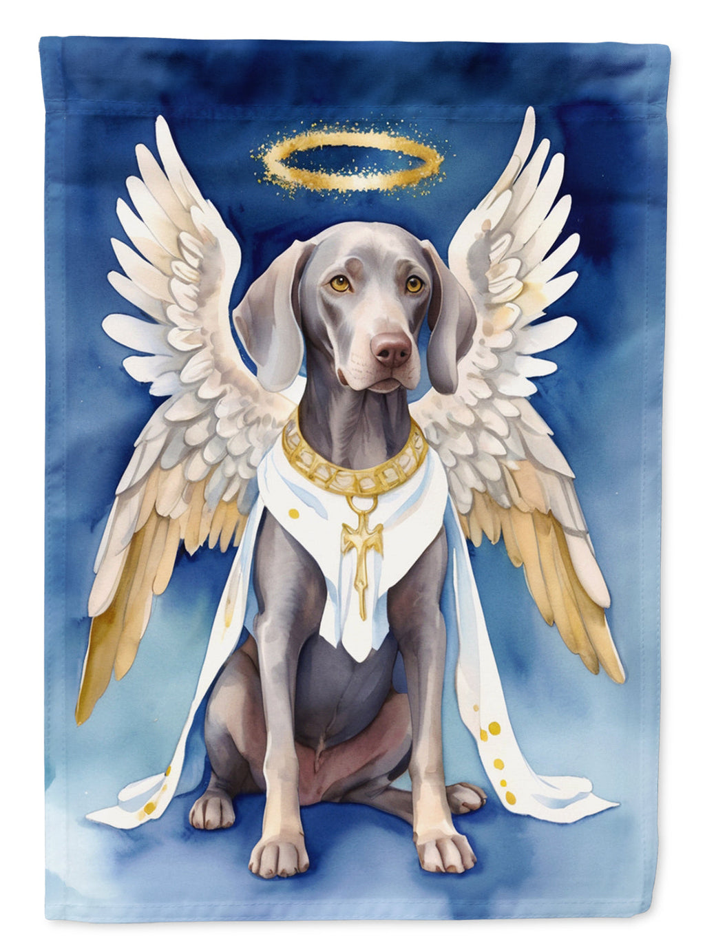 Weimaraner My Angel Garden Flag Mailbox Decorative Yard Banner Outside Patio Artwork for Flower Beds, Garden Size, Multicolor