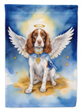 Welsh Springer Spaniel My Angel Garden Flag Mailbox Decorative Yard Banner Outside Patio Artwork for Flower Beds, Garden Size, Multicolor