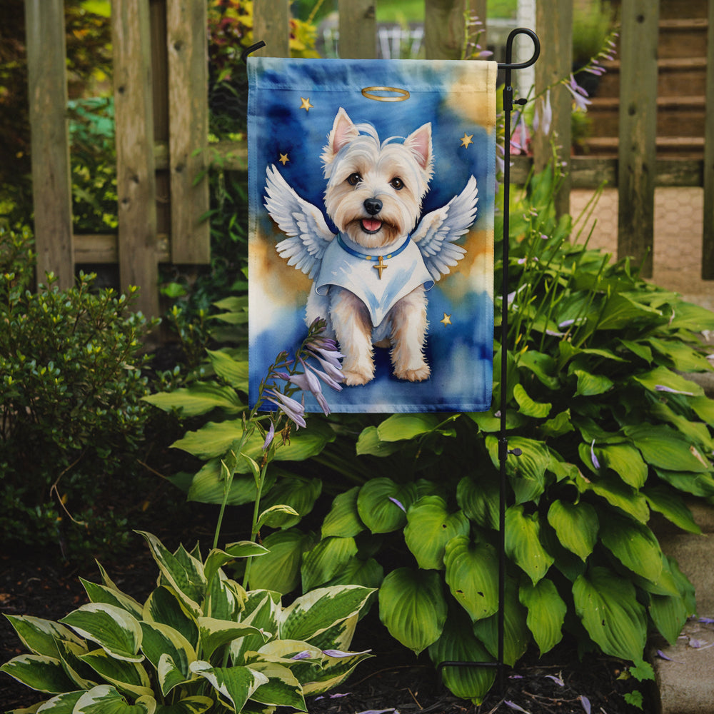 Westie My Angel Garden Flag Mailbox Decorative Yard Banner Outside Patio Artwork for Flower Beds, Garden Size, Multicolor