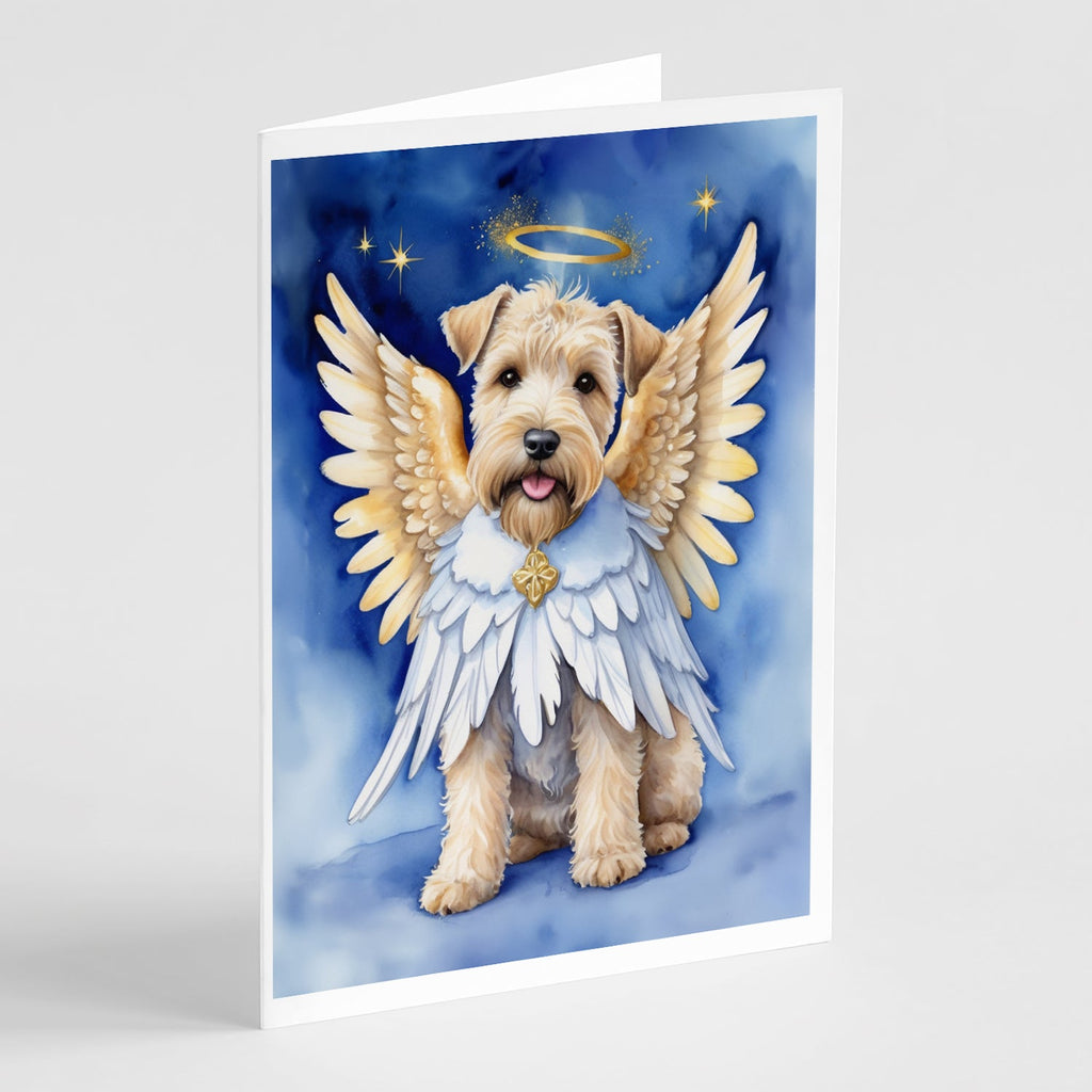 Wheaten Terrier My Angel Greeting Cards Pack of 8 Blank Cards with Envelopes Whimsical A7 Size 5x7
