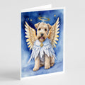 Wheaten Terrier My Angel Greeting Cards Pack of 8 Blank Cards with Envelopes Whimsical A7 Size 5x7