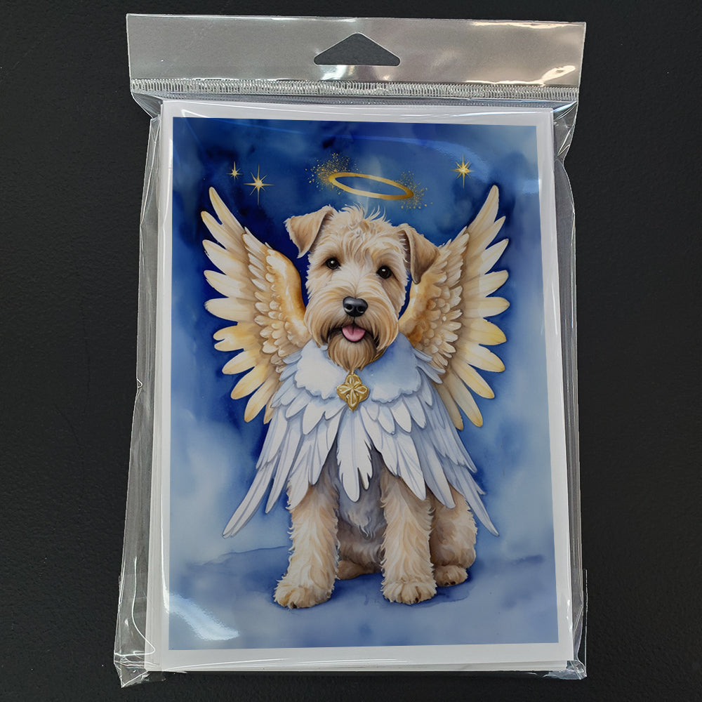 Wheaten Terrier My Angel Greeting Cards Pack of 8 Blank Cards with Envelopes Whimsical A7 Size 5x7