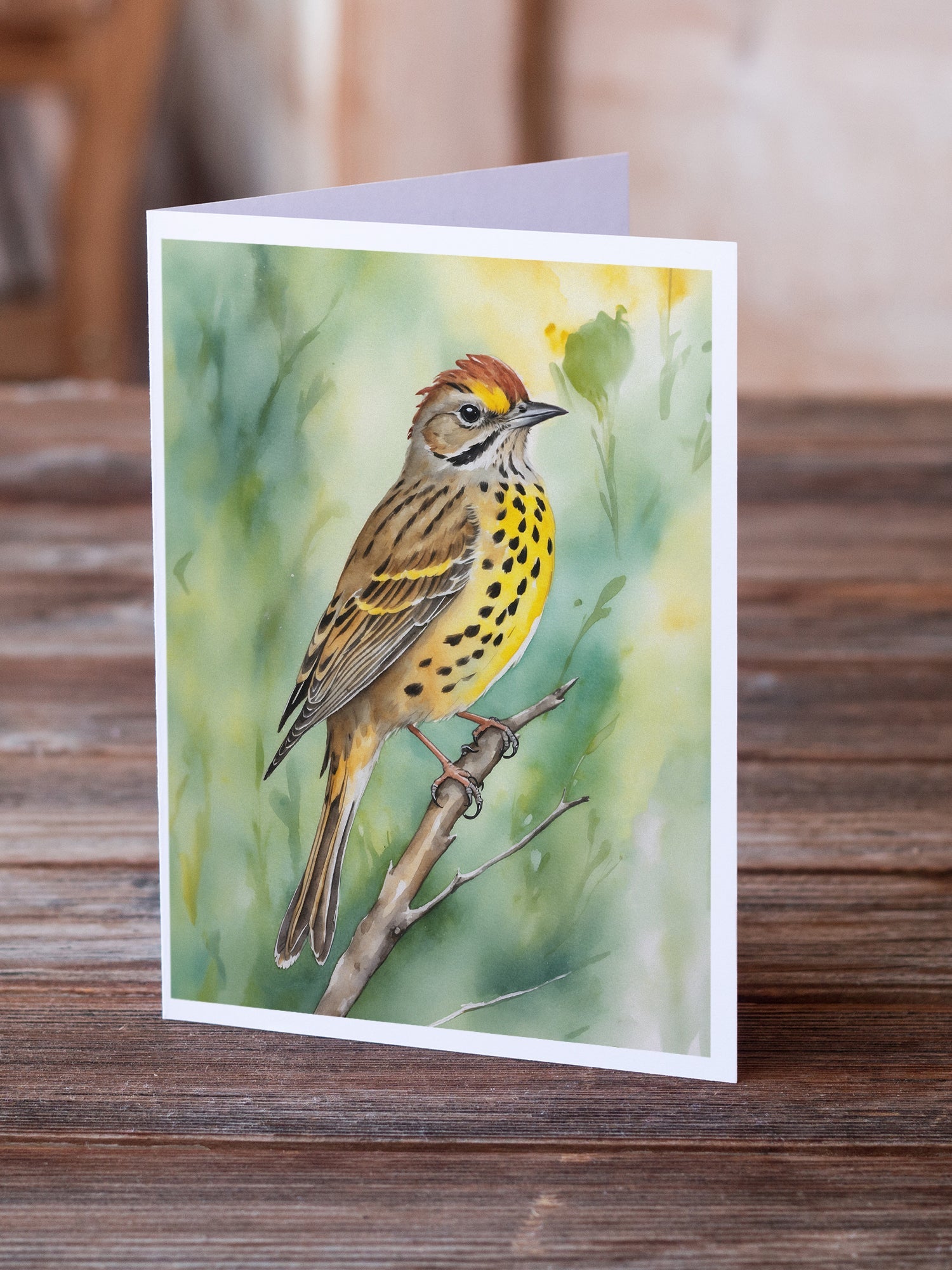 Alabama Yellowhammer Greeting Cards Pack of 8 Blank Cards with Envelopes Whimsical A7 Size 5x7