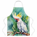 Cockatoo Apron Cooking Kitchen Server Baking Crafts Gardening for Adult Women Men, Unisex, Large, Multicolor