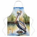 Louisiana Brown Pelican Apron Cooking Kitchen Server Baking Crafts Gardening for Adult Women Men, Unisex, Large, Multicolor